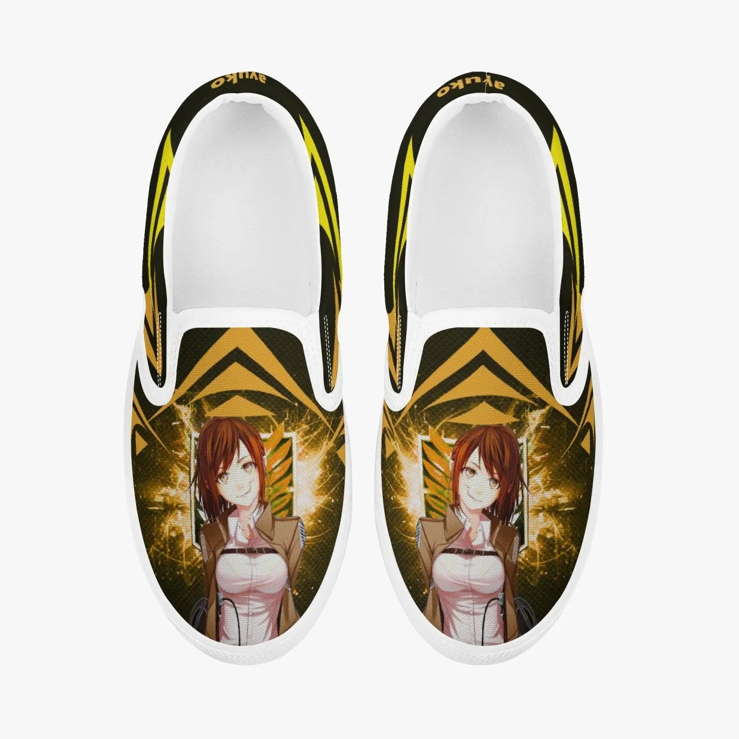Attack On Titan Sasha Braus Kids Slipons Anime Shoes