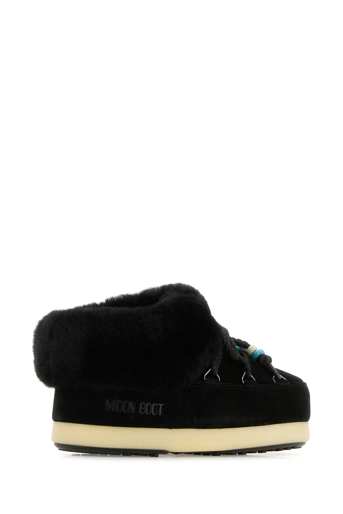 Black suede EVX slip ons