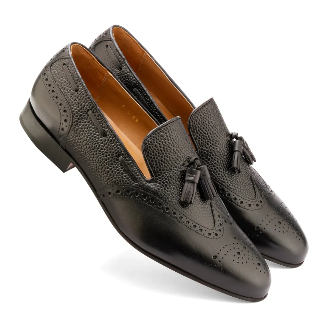 Black Tassel Loafers
