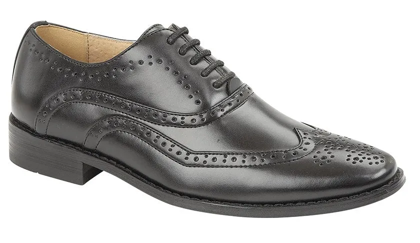 Boys brogue Oxford Leather Shoe