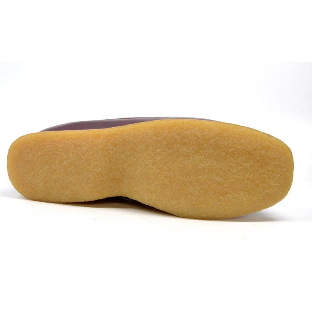 British Walkers Brooklyn Men's Leather and Suede Crepe Sole Slip On