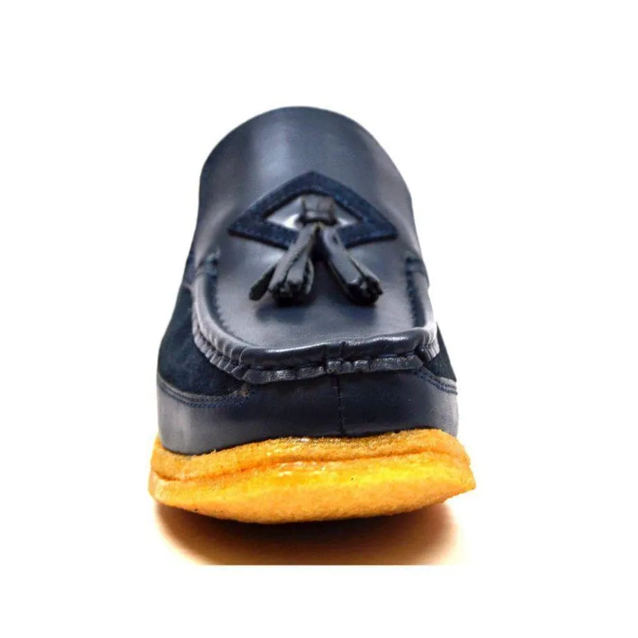 British Walkers Brooklyn Men's Leather and Suede Crepe Sole Slip On