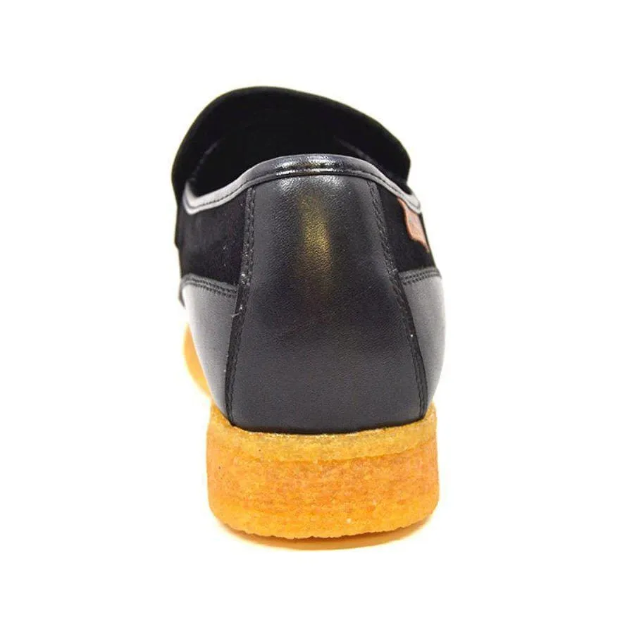 British Walkers Brooklyn Men's Leather and Suede Crepe Sole Slip On