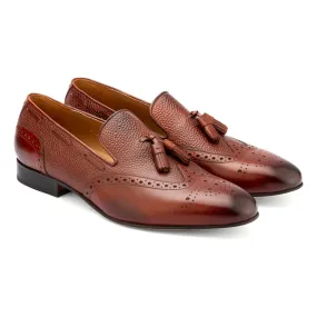 Brown Tassel Loafers