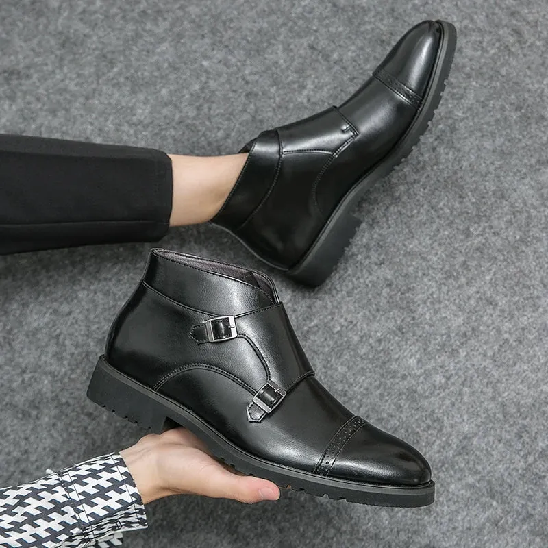 Caden | Double-Monk Strap Boots