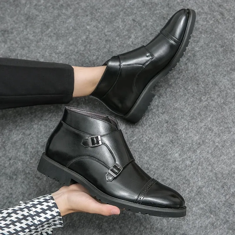 Caden | Double-Monk Strap Boots
