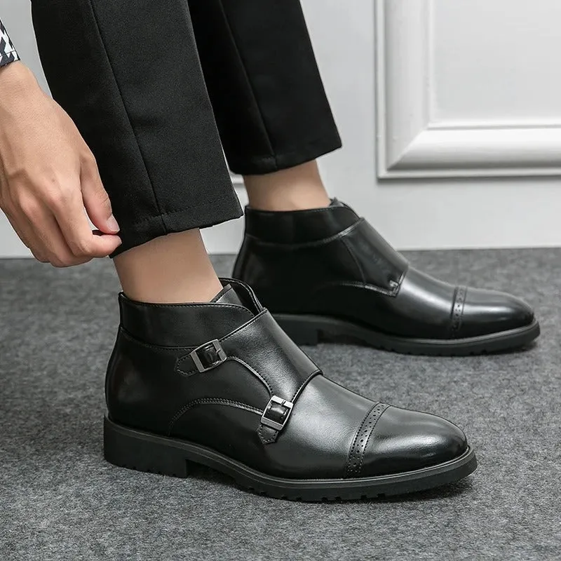 Caden | Double-Monk Strap Boots