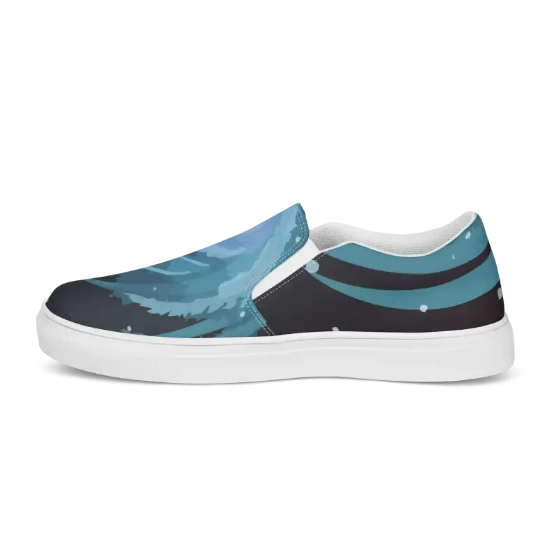 Chic Canvas Shoes Men's Slip Ons