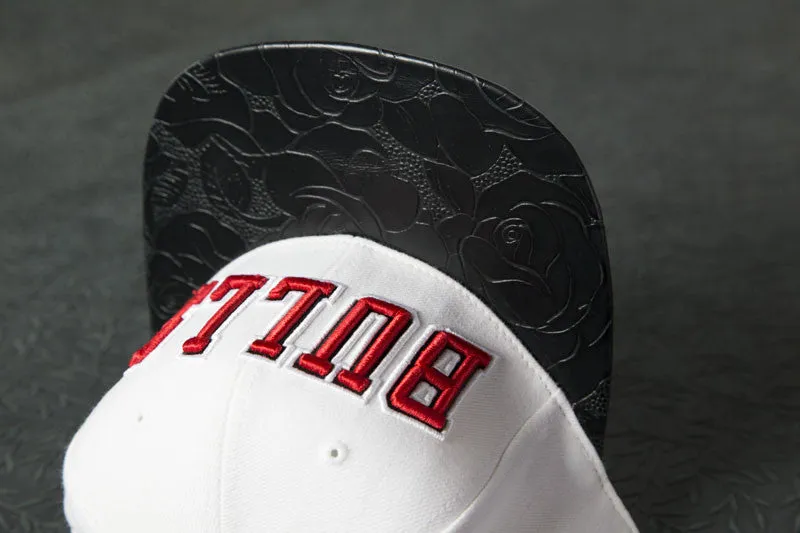 Chicago Bulls Rose Embossed Strapback