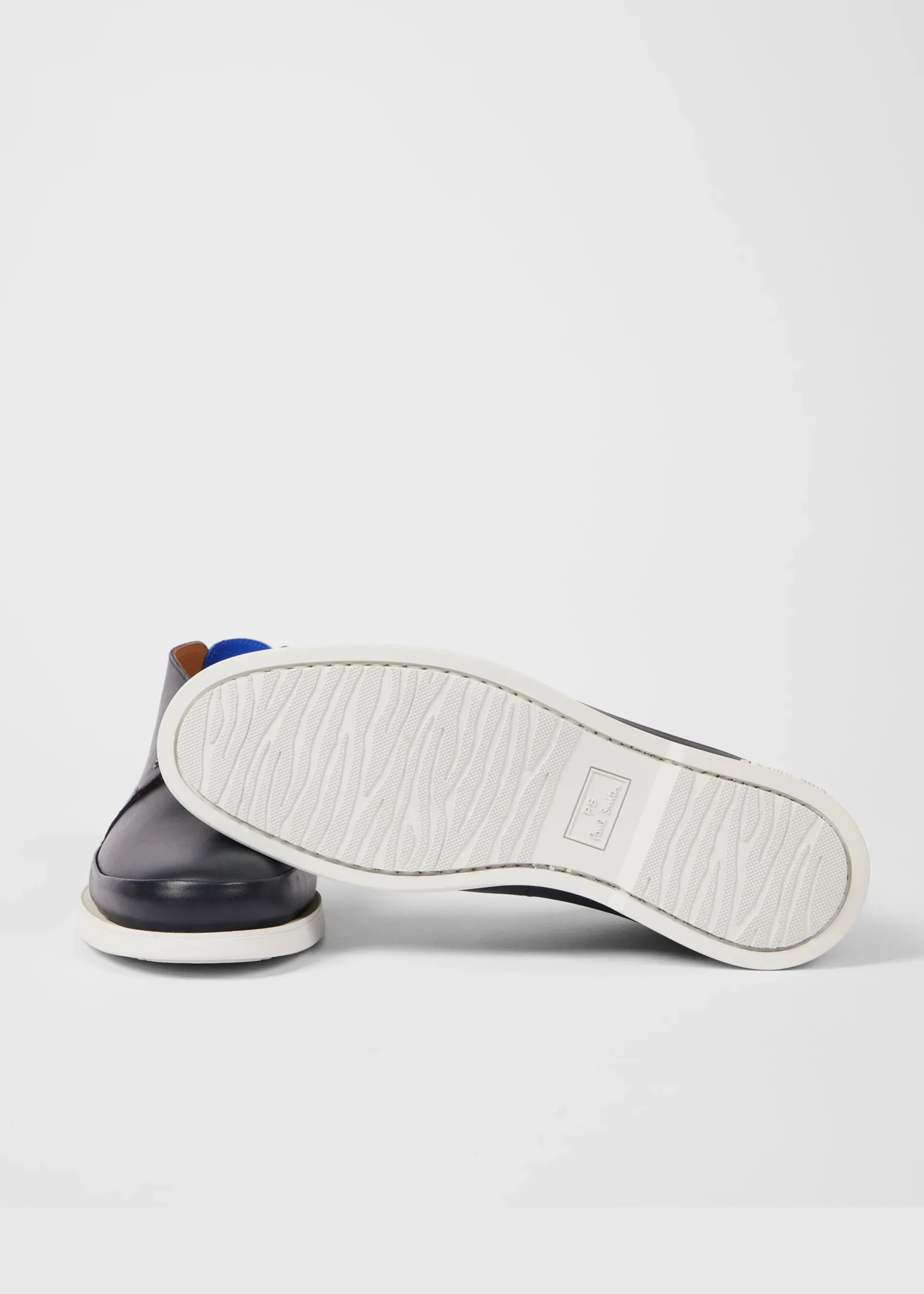 Crane Leather Boot - Navy