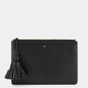 Georgiana Clutch in Black Circus