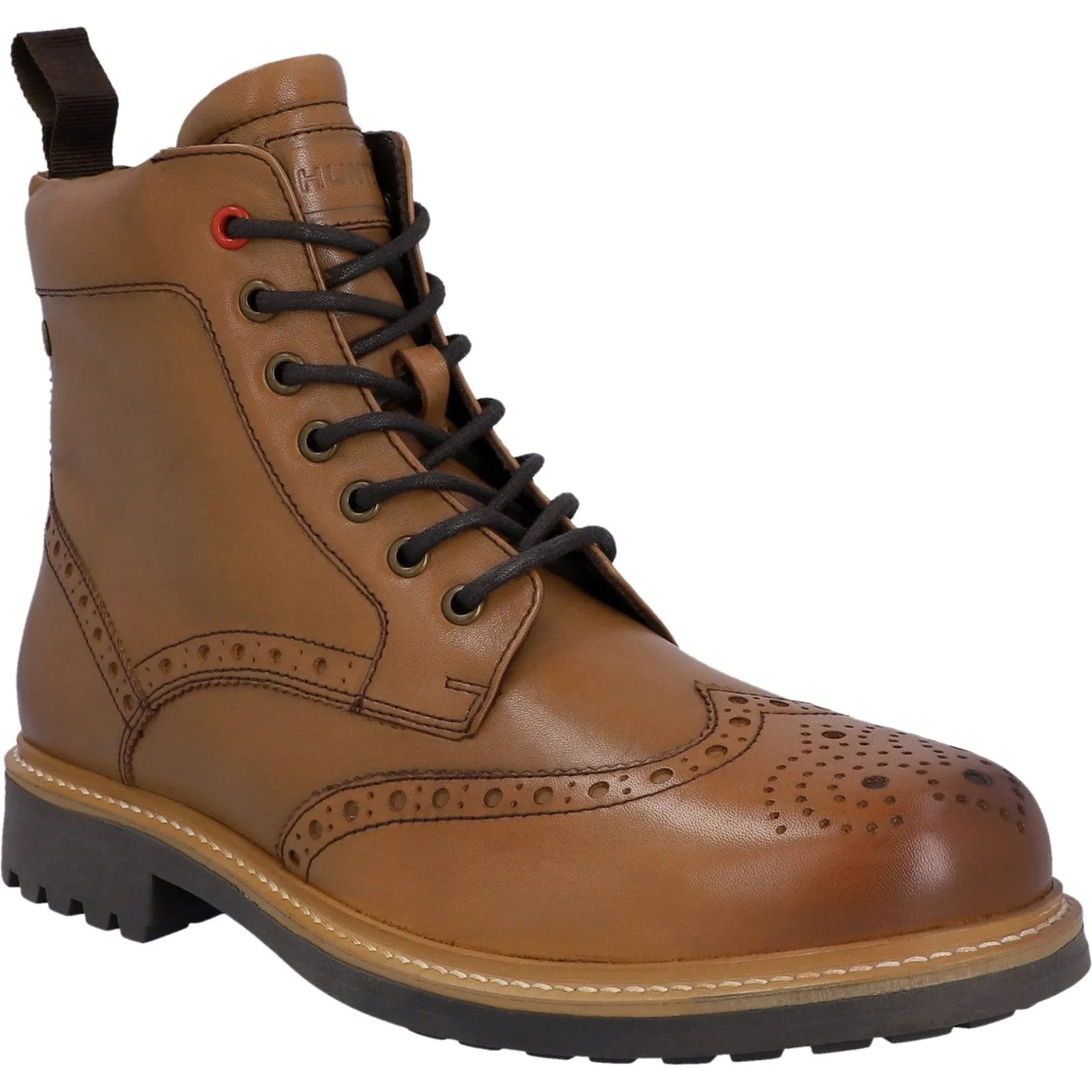 HFRMGB0040513-TAN Cawdor Brogue Ankle Male Tan