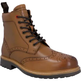 HFRMGB0040513-TAN Cawdor Brogue Ankle Male Tan