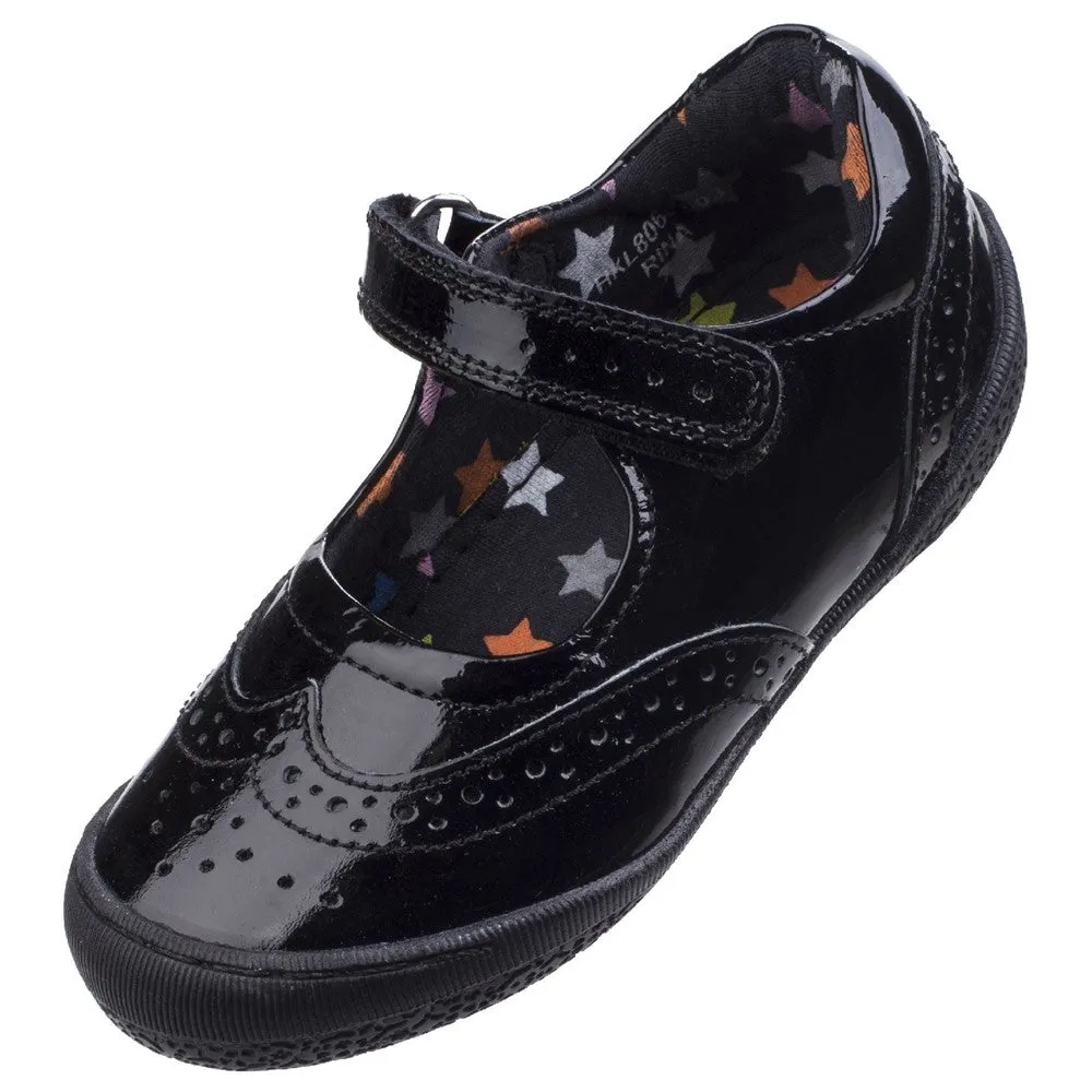 Hush Puppies Rina Patent Infant School Shoes