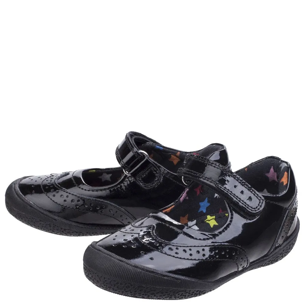 Hush Puppies Rina Patent Infant School Shoes