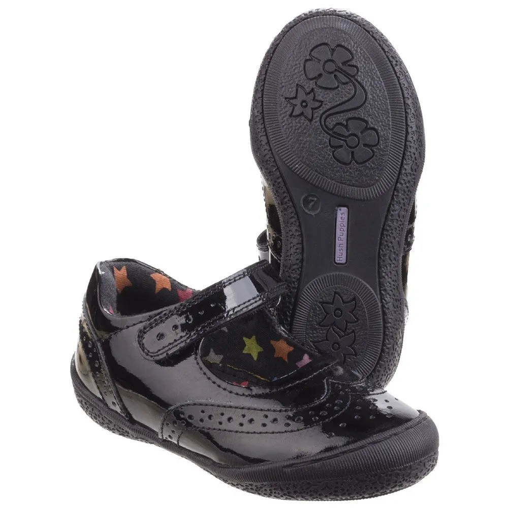 Hush Puppies Rina Patent Infant School Shoes