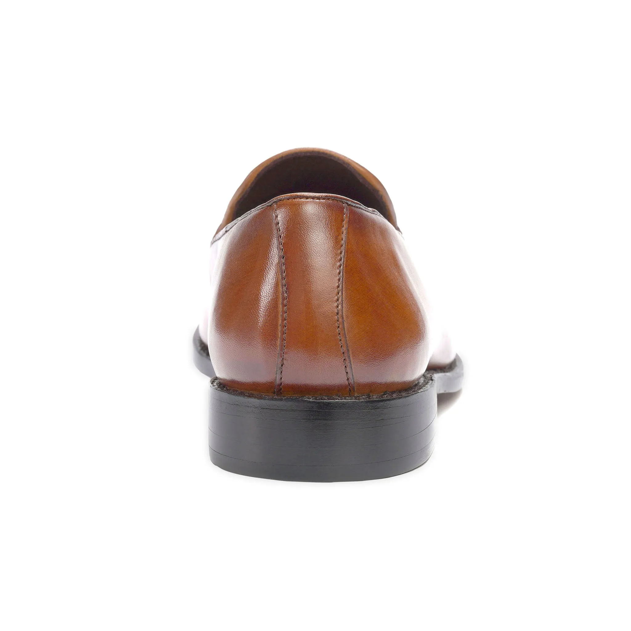 Kennedy Tassel Loafer // Tan Burnished