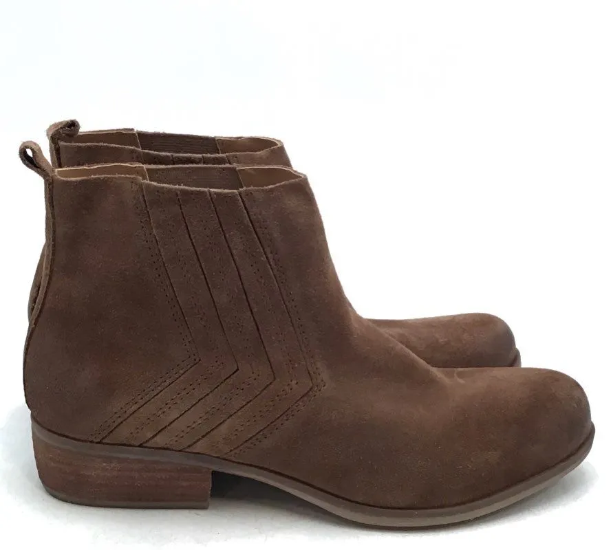 Korks Women's Cutler CBFF19 Brown Leather Ankle Chelsea Boots - Size 8.5 M