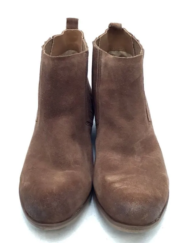 Korks Women's Cutler CBFF19 Brown Leather Ankle Chelsea Boots - Size 8.5 M