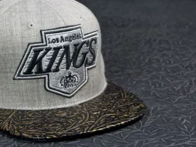Los Angeles Kings Gold Embossed Strapback