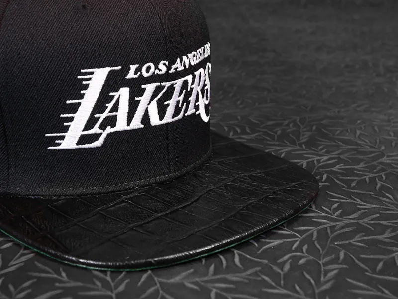 Los Angeles Lakers Alligator Strapback