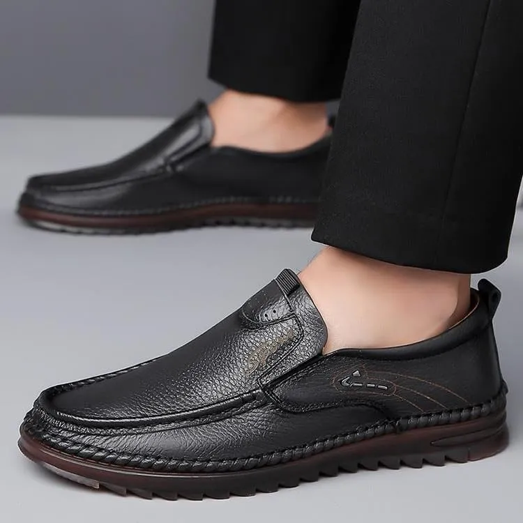 Men's Double Monk Strap Fashion Luxury Slip on Formal Business Shoes Men Casual Walking Shoes Office Flats