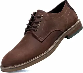 Mens Dress Shoes, Lace Up Plain Toe Leather Oxford