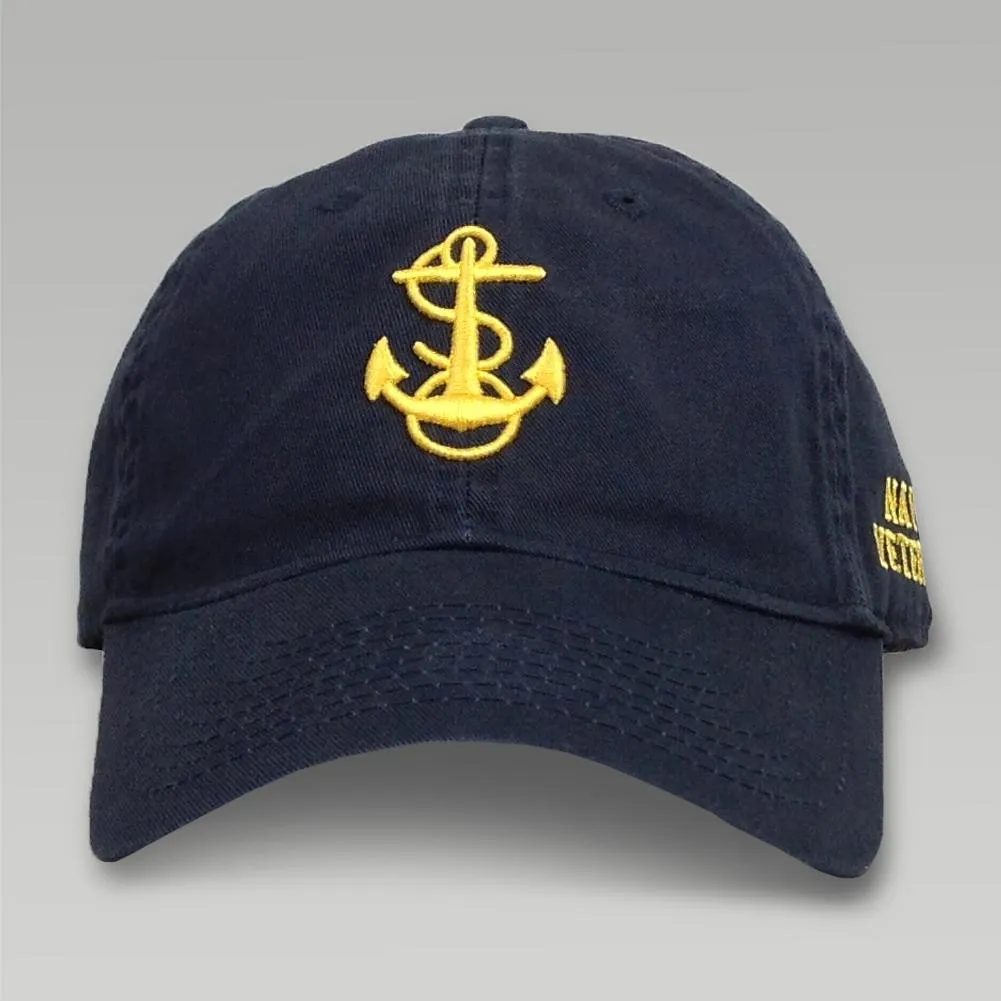 Navy Anchor Veteran Hat (Navy)