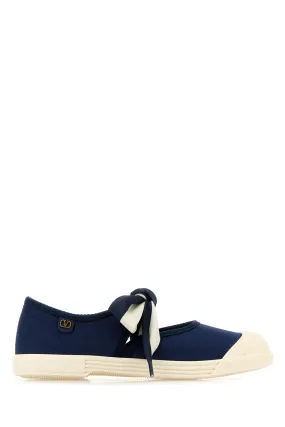 Navy blue canvas Bay By Bay slip ons