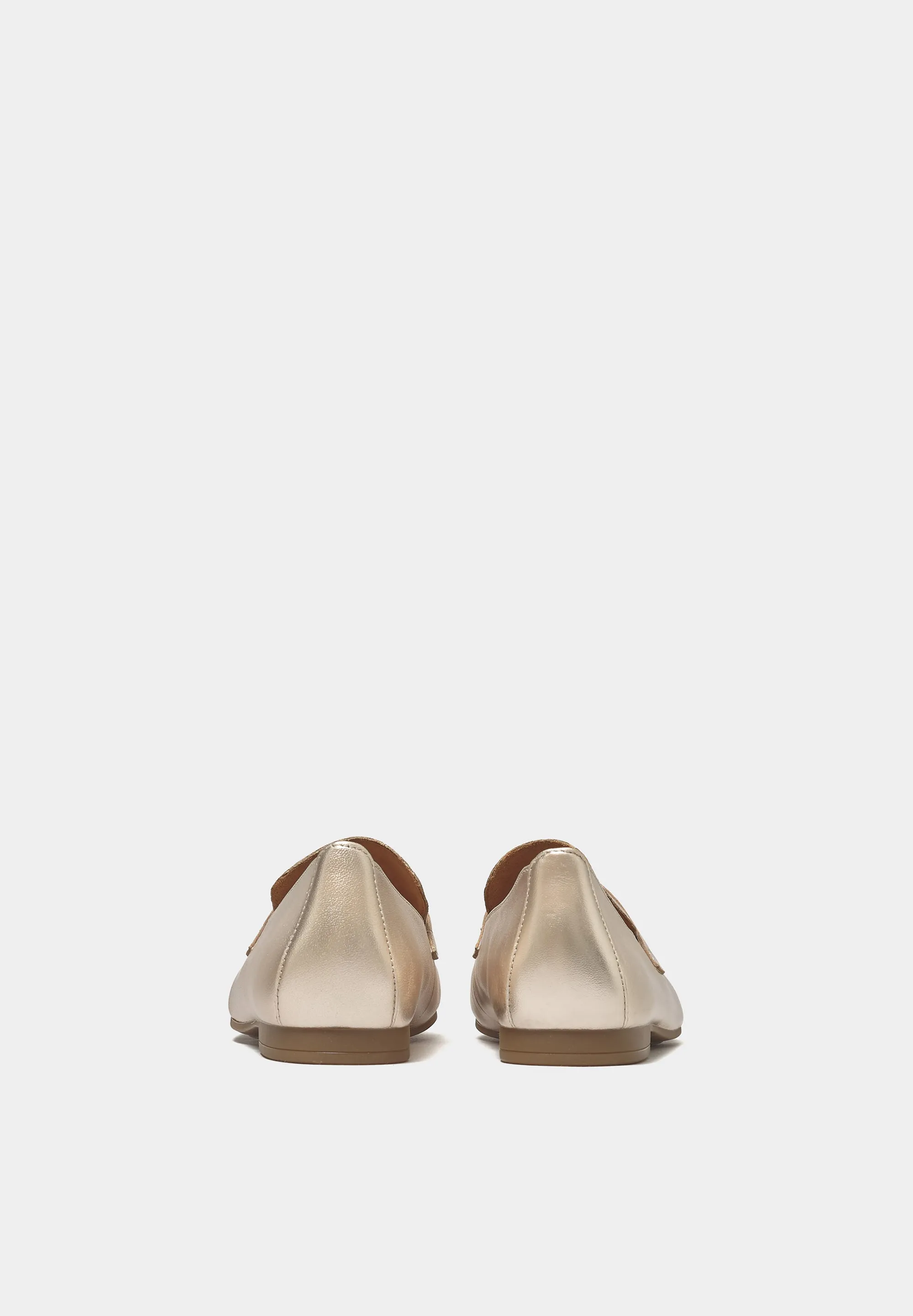 Penny Loafers 45-213 Powder Satin Leather