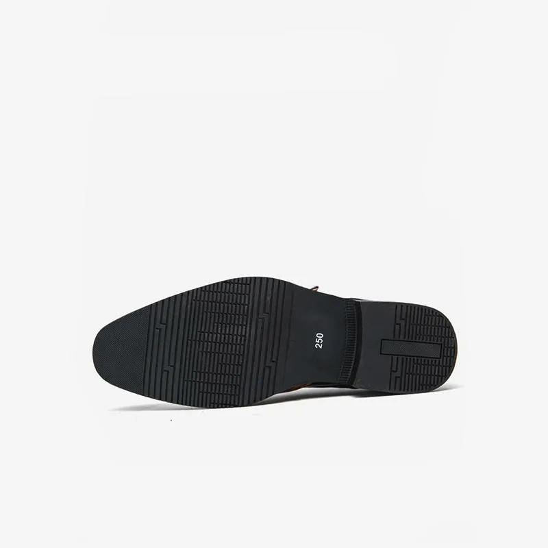Quality Square Toe Slip-On Shoes