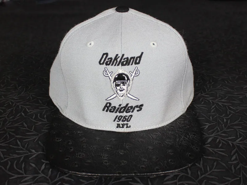 Raiders Ostrich Strapback