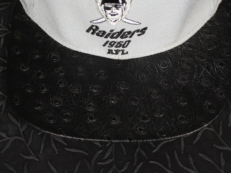 Raiders Ostrich Strapback