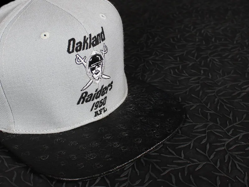 Raiders Ostrich Strapback
