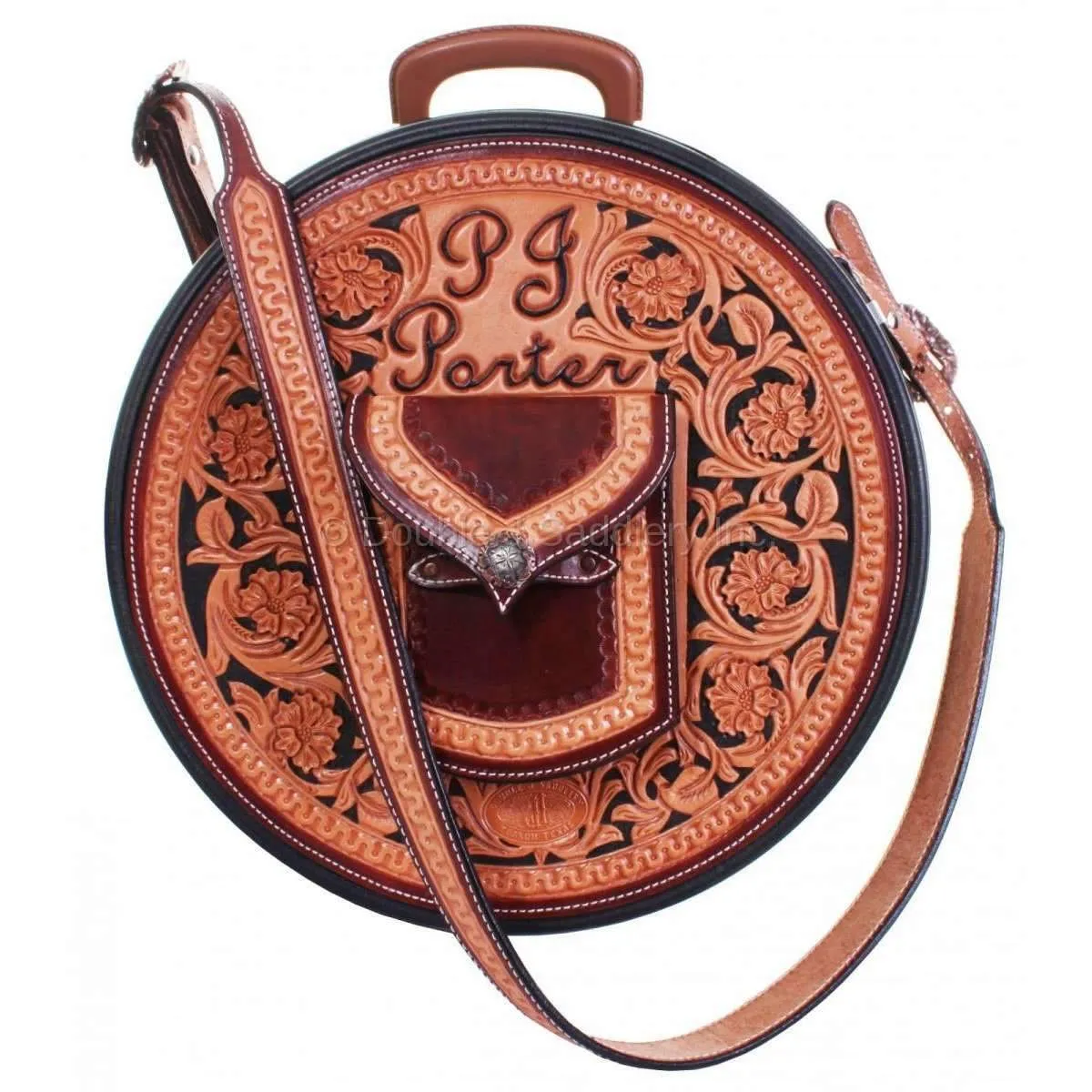 RC35 - Natural Leather Rope Can