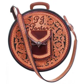 RC35 - Natural Leather Rope Can