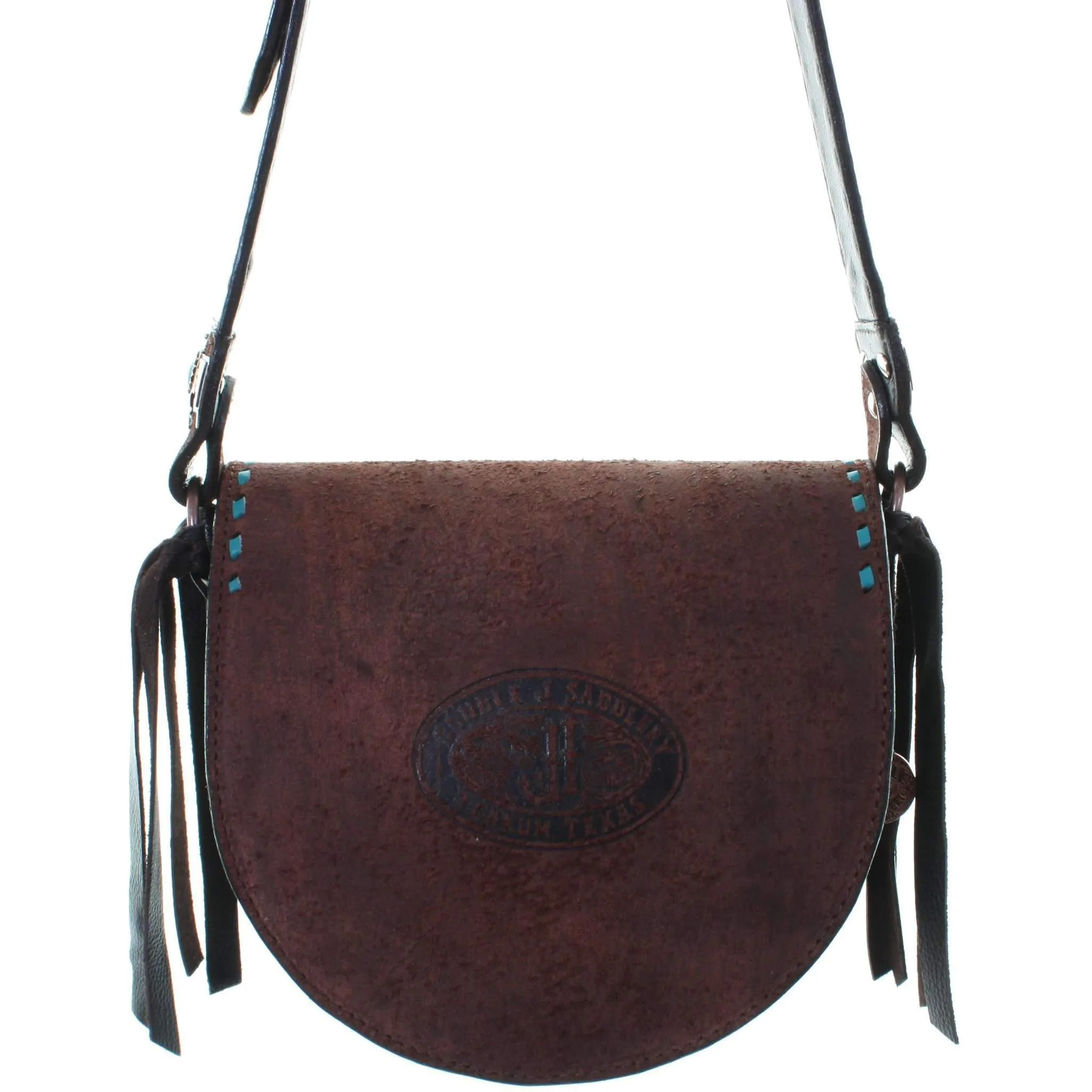 SB24 - Brown Rough Out Saddle Bag