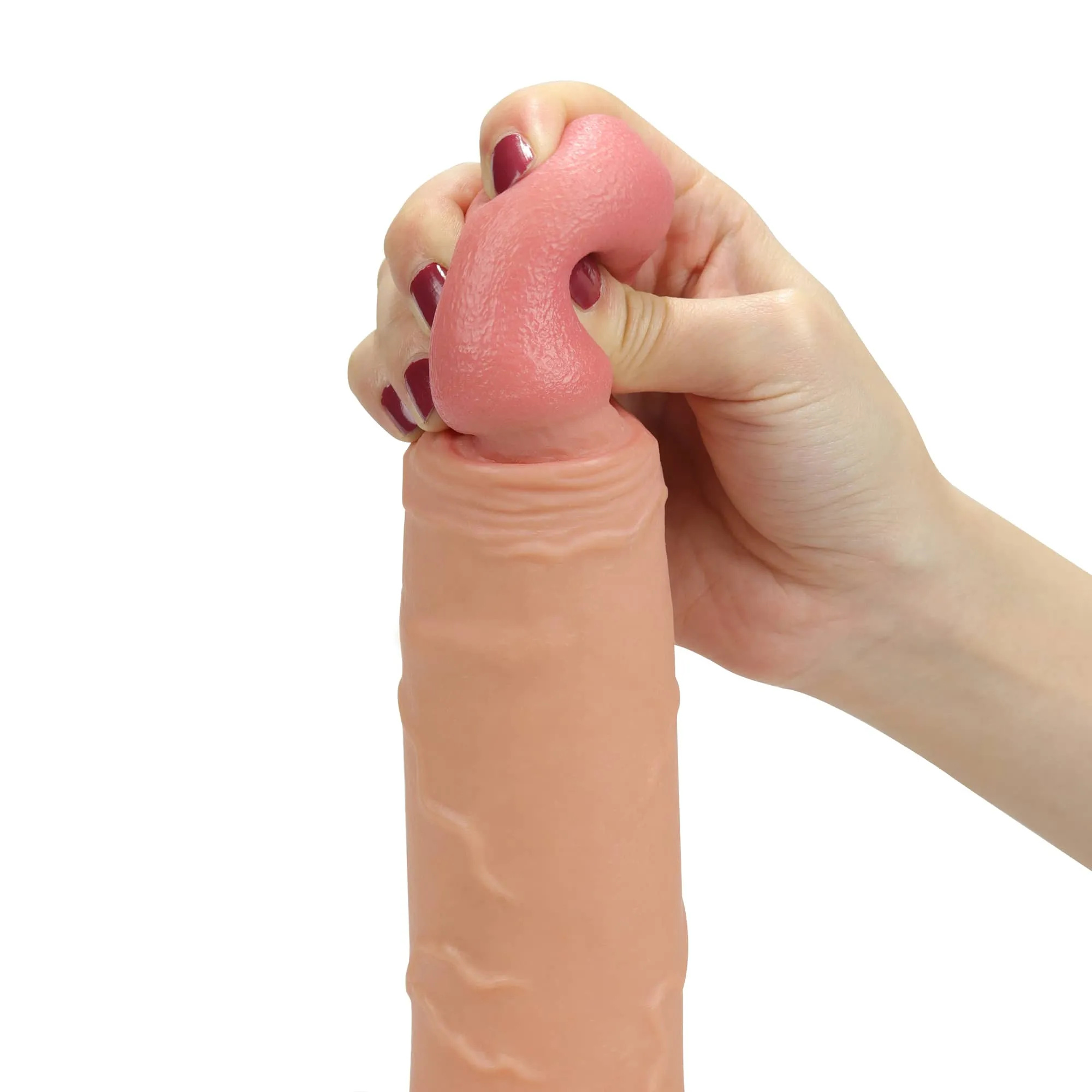 Silicone Hollow Strap on harness with 8.5''dildo