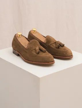 Suede Tassel Loafer Snuff