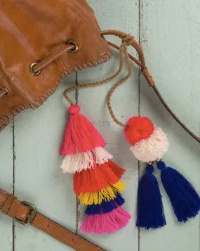 Tassel and Pompom Tie-On