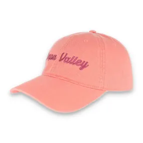 The Coliseum Napa Valley Adjustable Relaxed Dad Hat-Melon