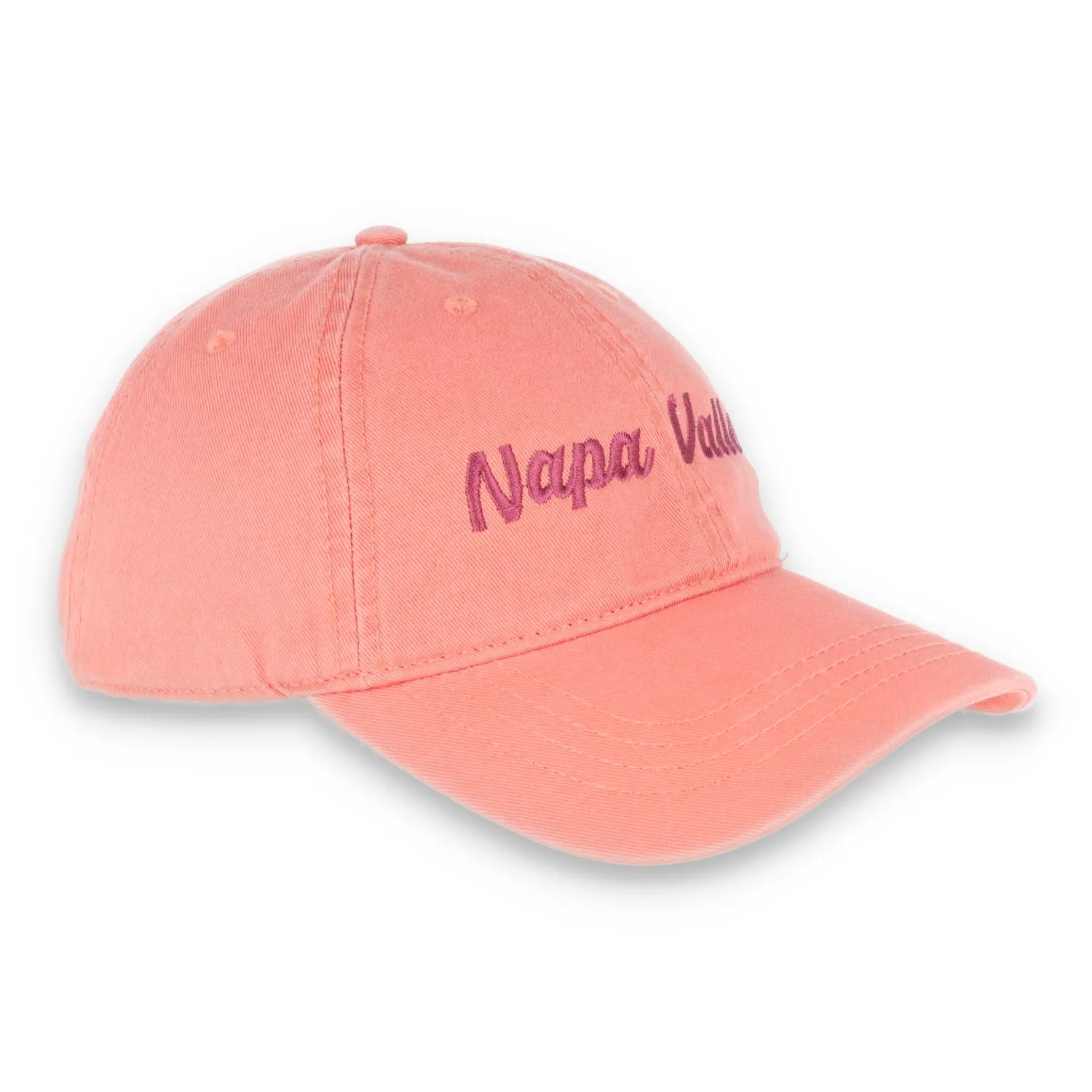The Coliseum Napa Valley Adjustable Relaxed Dad Hat-Melon