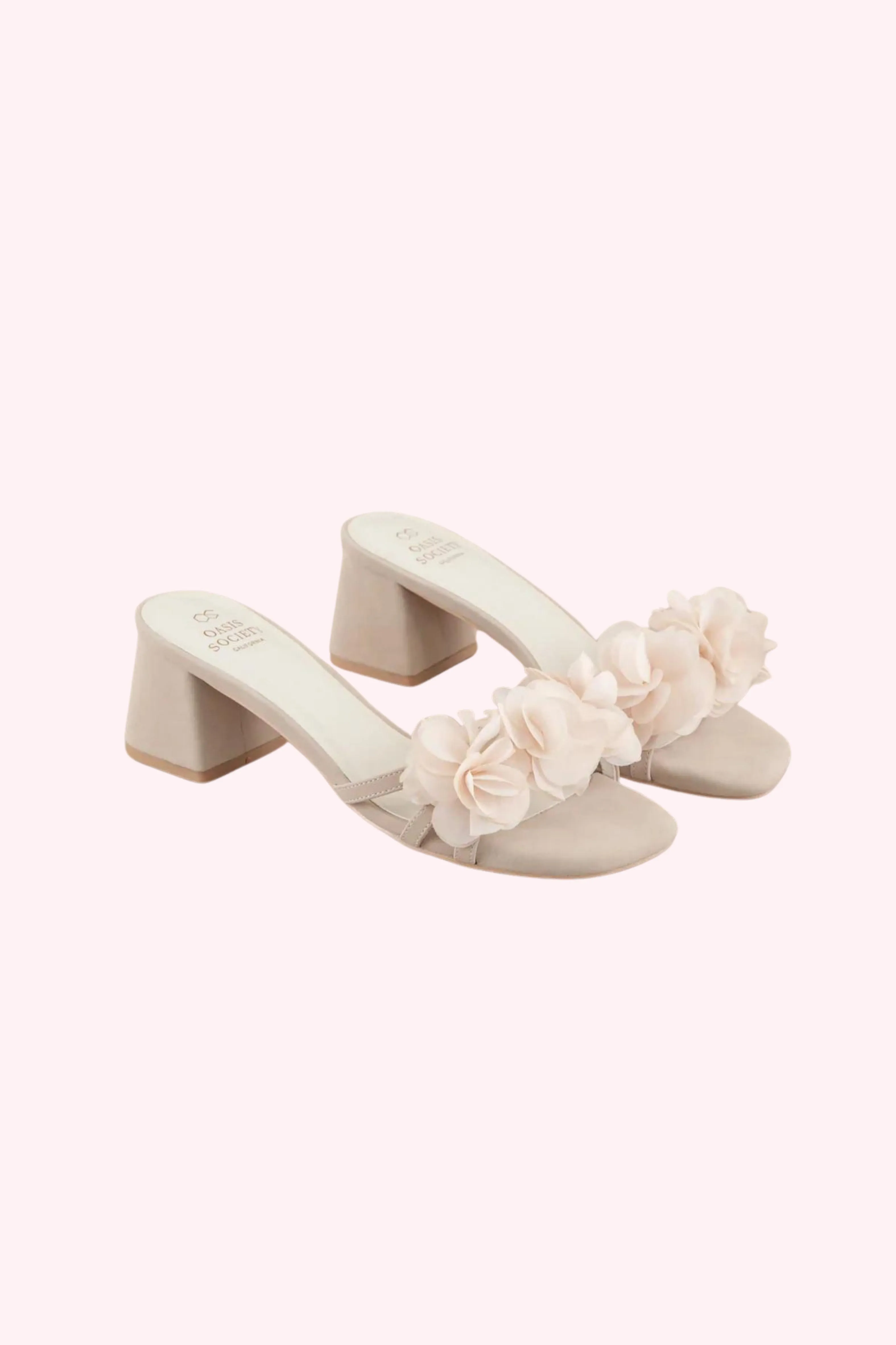 The Noor Romantic Petal Detail Heels