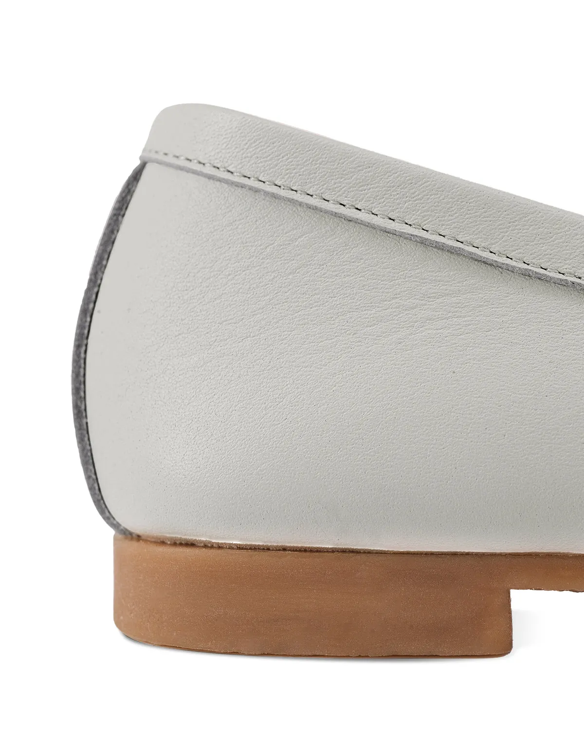 Thea Penny Loafers - Dove Grey