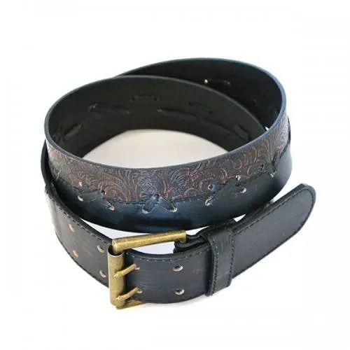 TOBIAS - Mens Brown Leather Belt