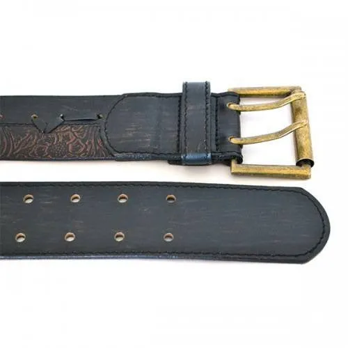 TOBIAS - Mens Brown Leather Belt