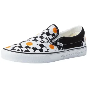 Vans Classic Love Me Love me Not Daisy True White Womens Skate Slip Ons Trainers