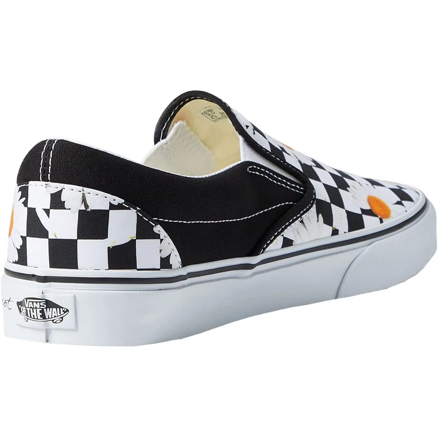 Vans Classic Love Me Love me Not Daisy True White Womens Skate Slip Ons Trainers