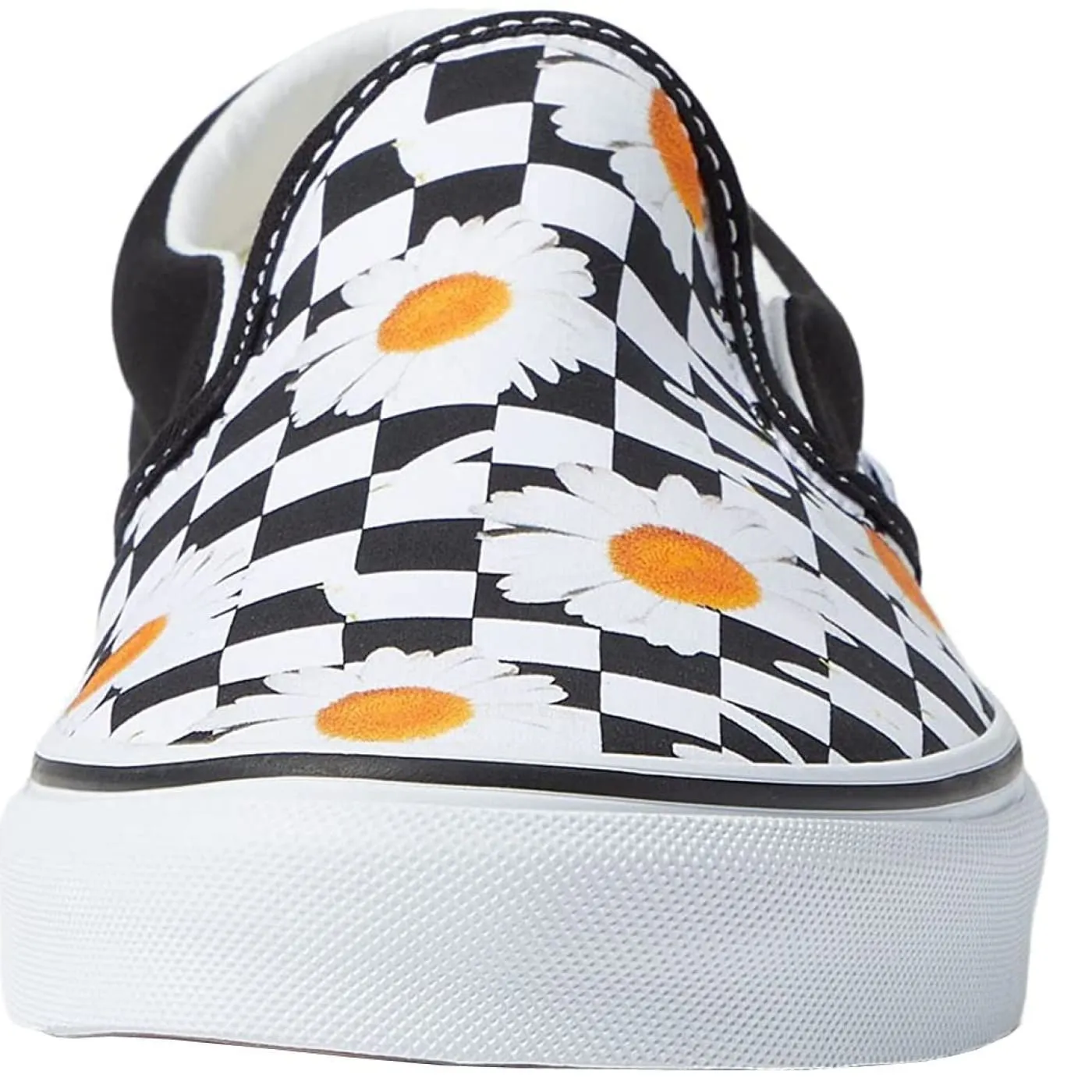 Vans Classic Love Me Love me Not Daisy True White Womens Skate Slip Ons Trainers