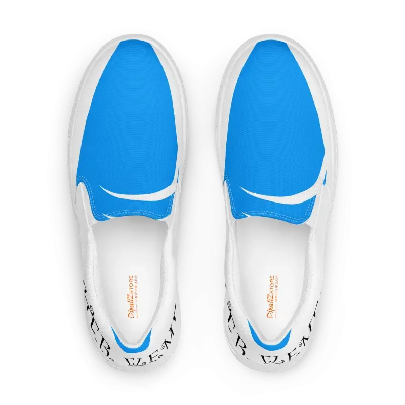 Water Element Men's Slip on Canvas Shoes